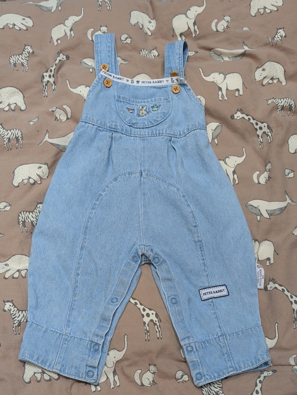Light Blue Denim Overalls for Kids